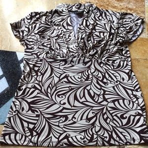 JKLA California stretch-polyester modest Vneckline